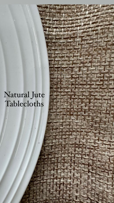 Jute Tablecloth Collection
