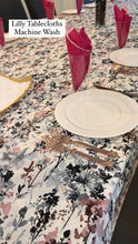 Load image into Gallery viewer, Lilly Fabric Tablecloth