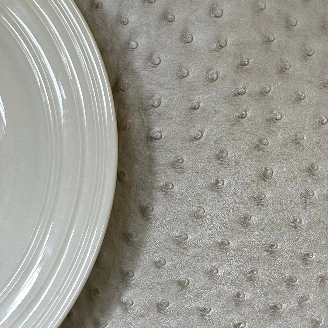 Pearl Ostrich Tablecloth