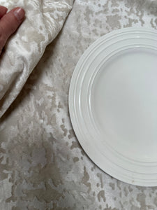 Ivory Velvet Tablecloth
