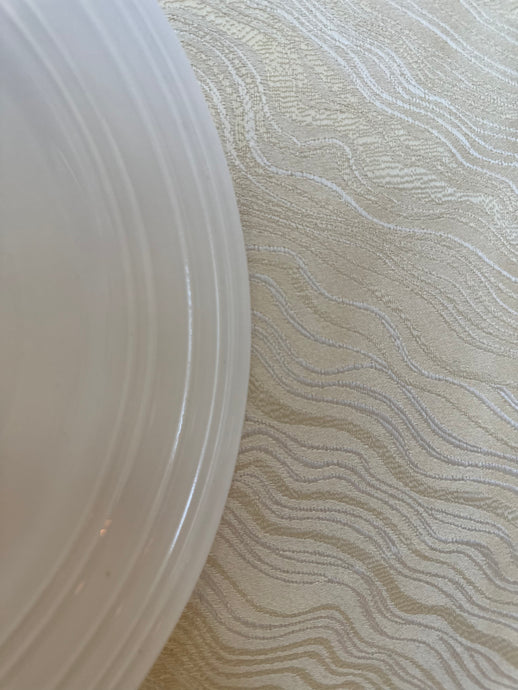 Cream Wave Tablecloth