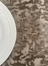 Load image into Gallery viewer, Taupe Velvet Tablecloth