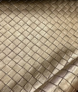 Bottega Woven Faux Leather Tablecloth
